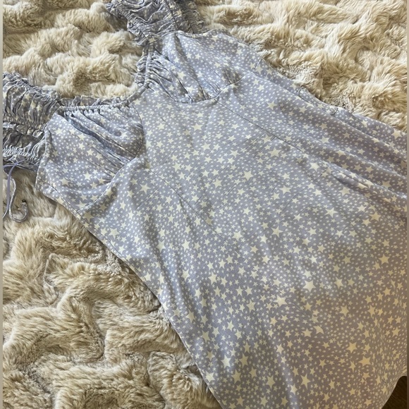 periwinkle light weight summer dress - Picture 3 of 4